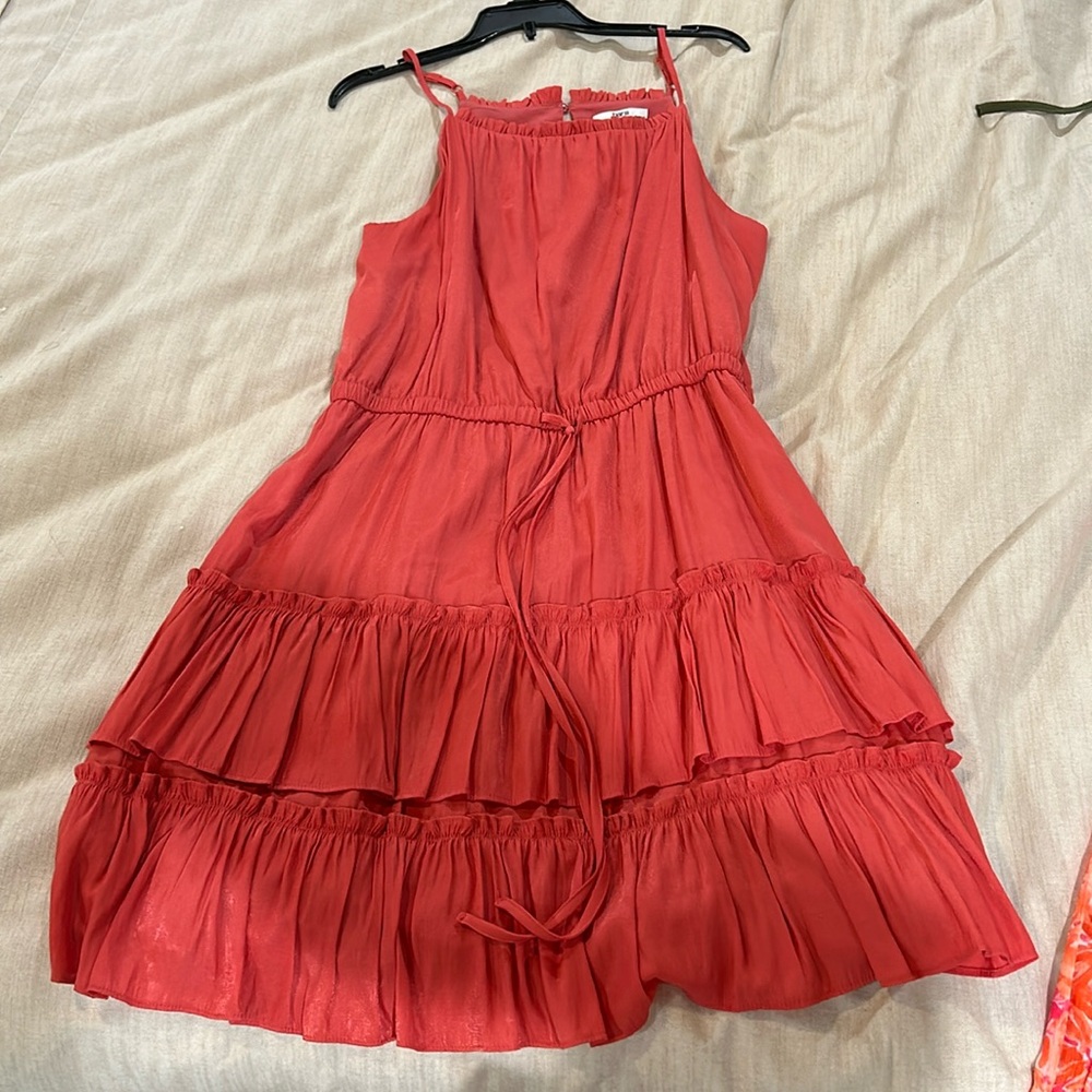 Bar III Size L Orange Dress